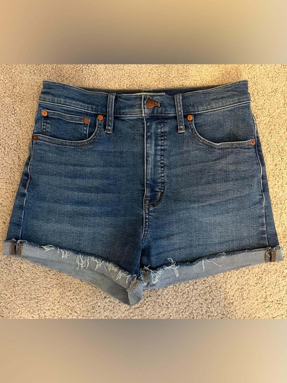 Madewell High Rise Cutoff Shorts